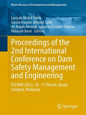 cover image of Proceedings of the 2nd International Conference on Dam Safety Management and Engineering